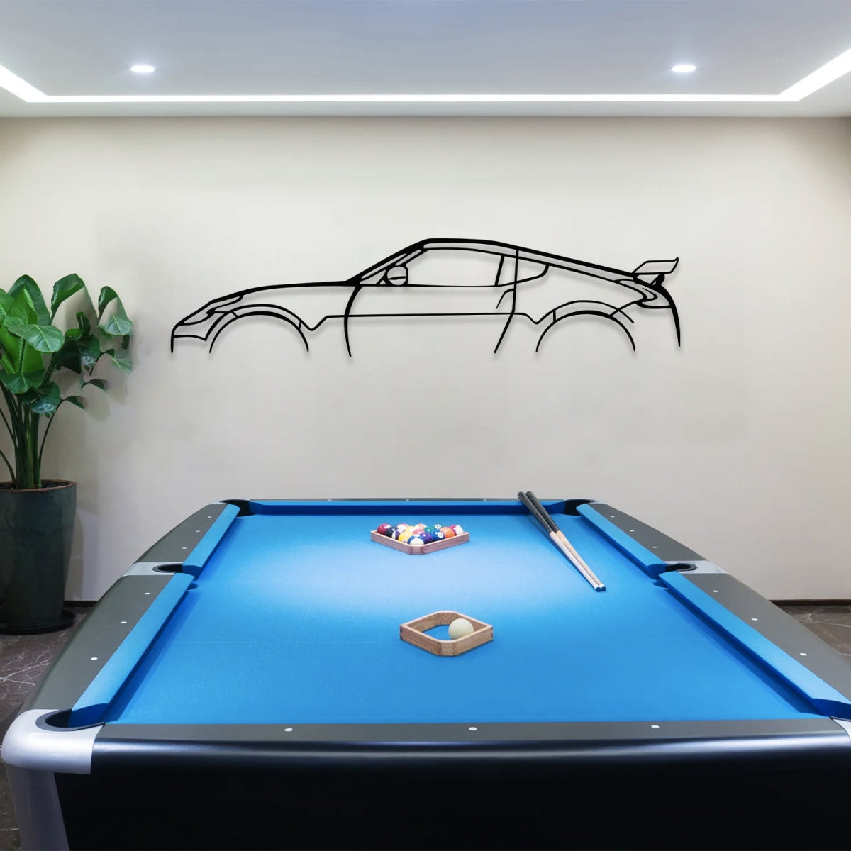 370z Metal Car Silhouette Wall Art - Image 6