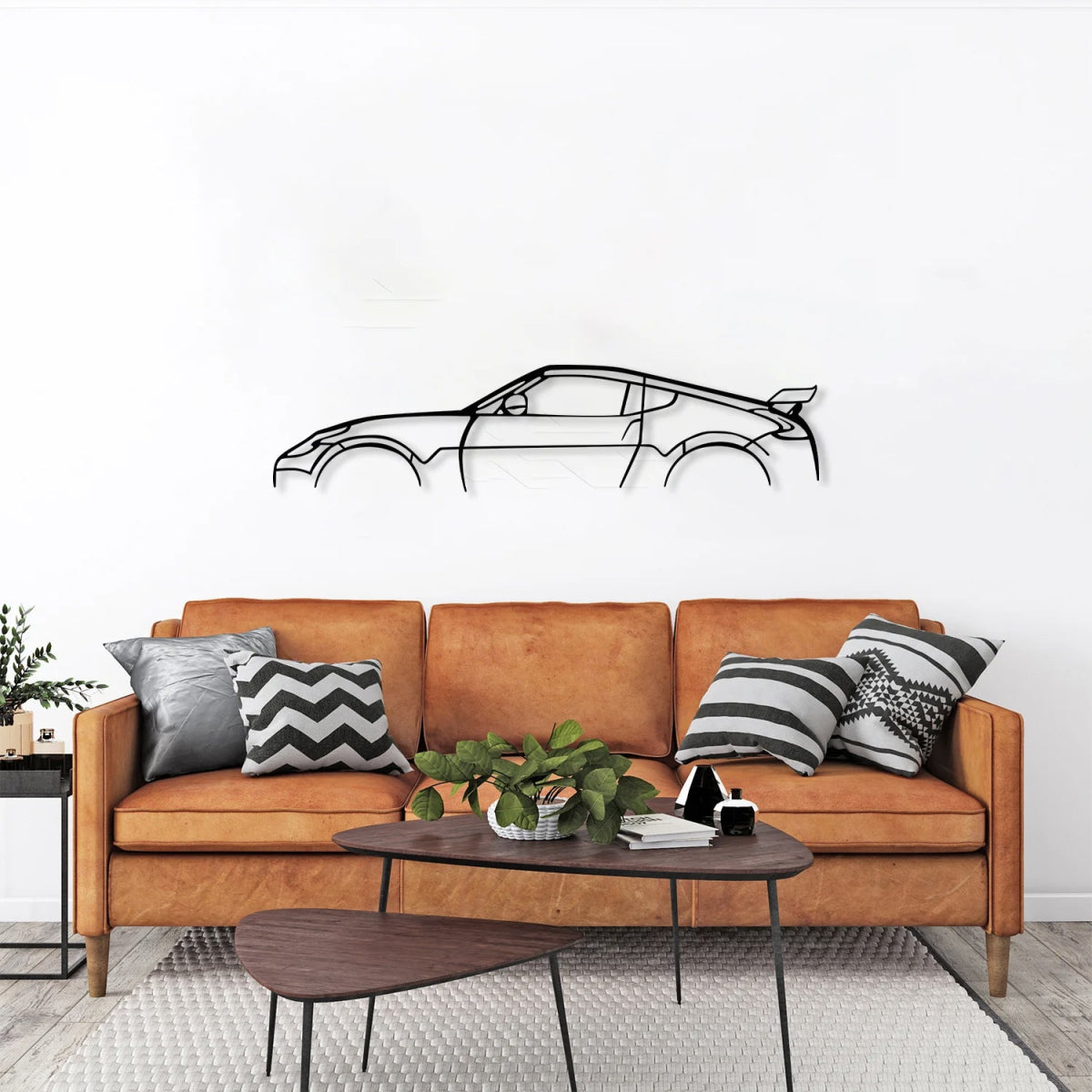 370z Metal Car Silhouette Wall Art - Image 5