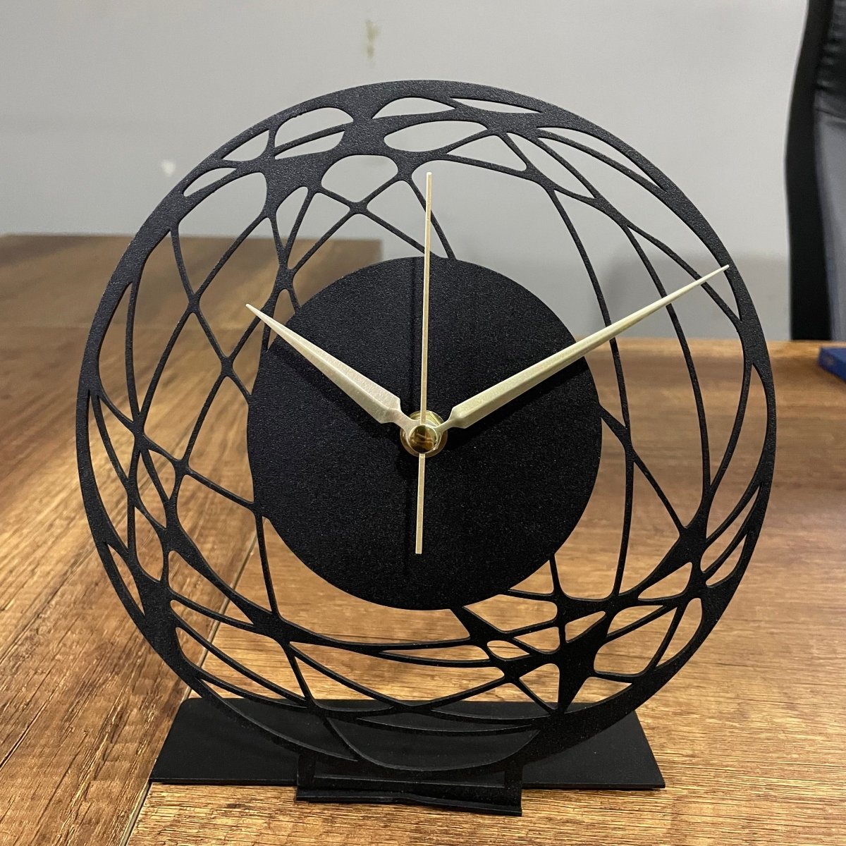 Abstract Artistic Tabletop Clock With Intricate Design - Image 5