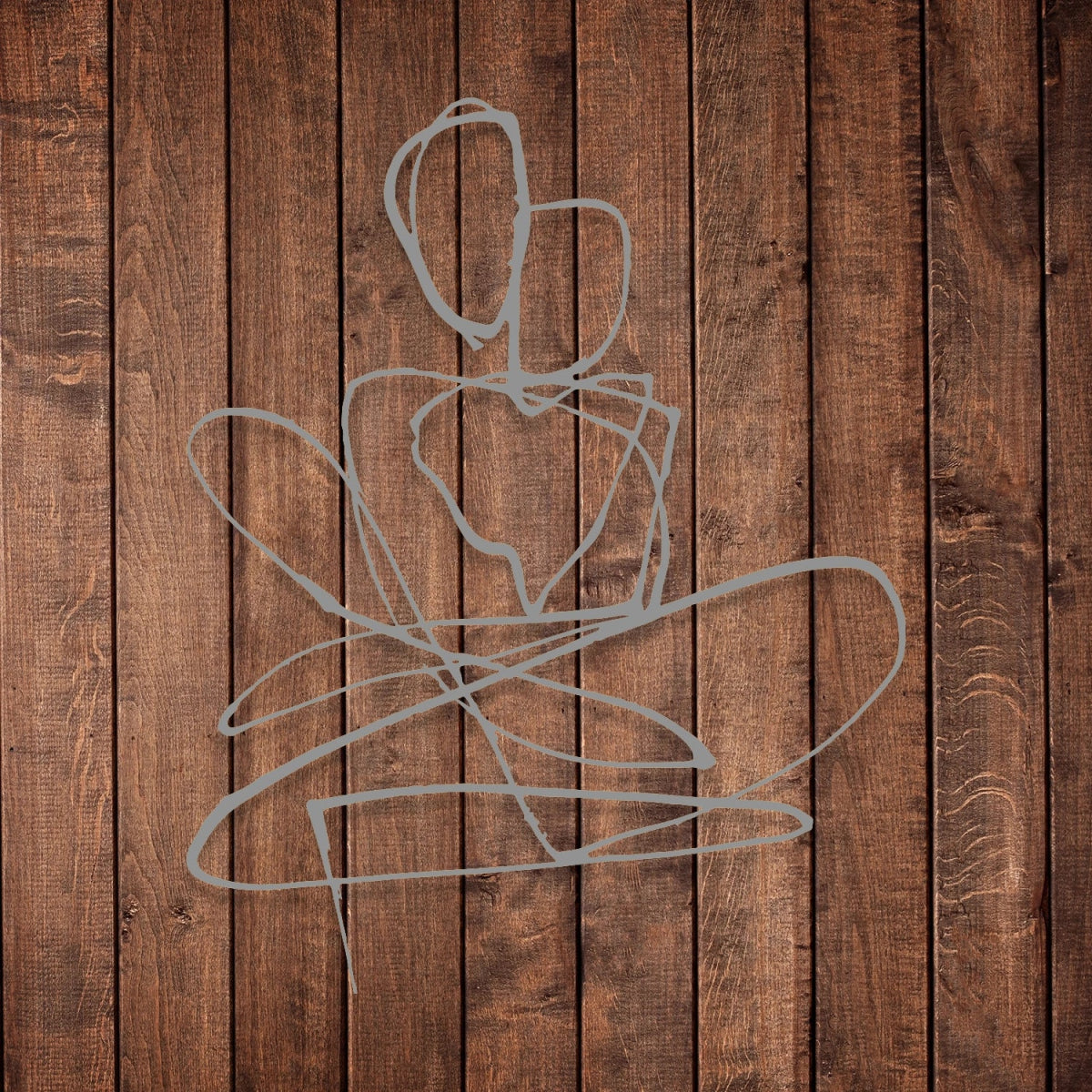 Abstract Couple Harmony Wall Art - Image 8
