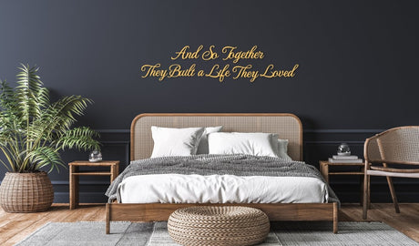 And So Together They Built A Life They Loved Metal Sign - Image 5