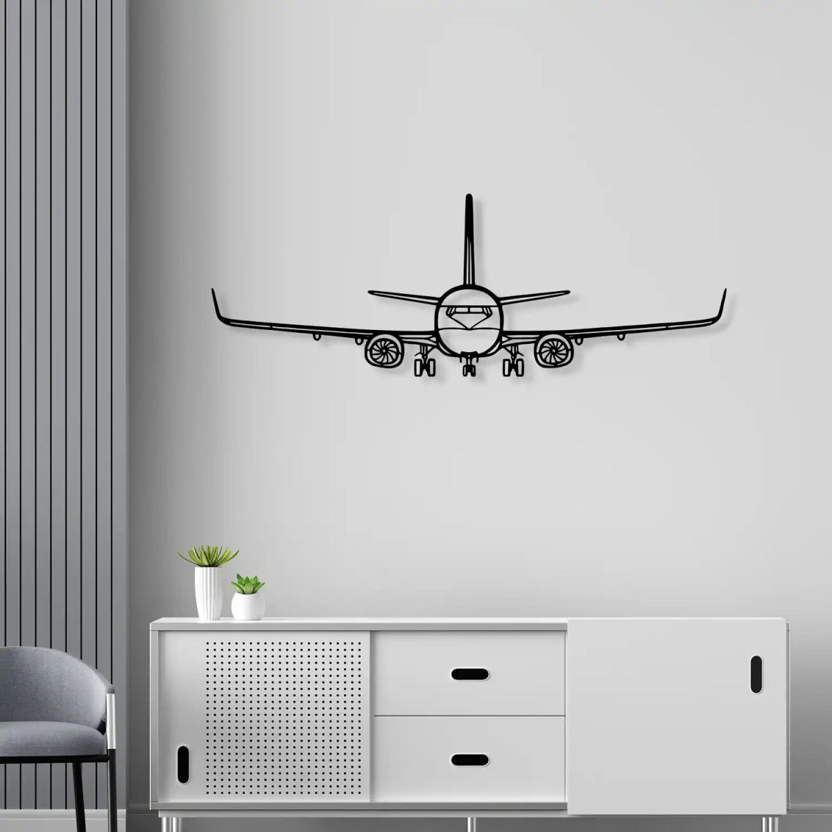 Boeing Airplane Metal Wall Art - Image 2