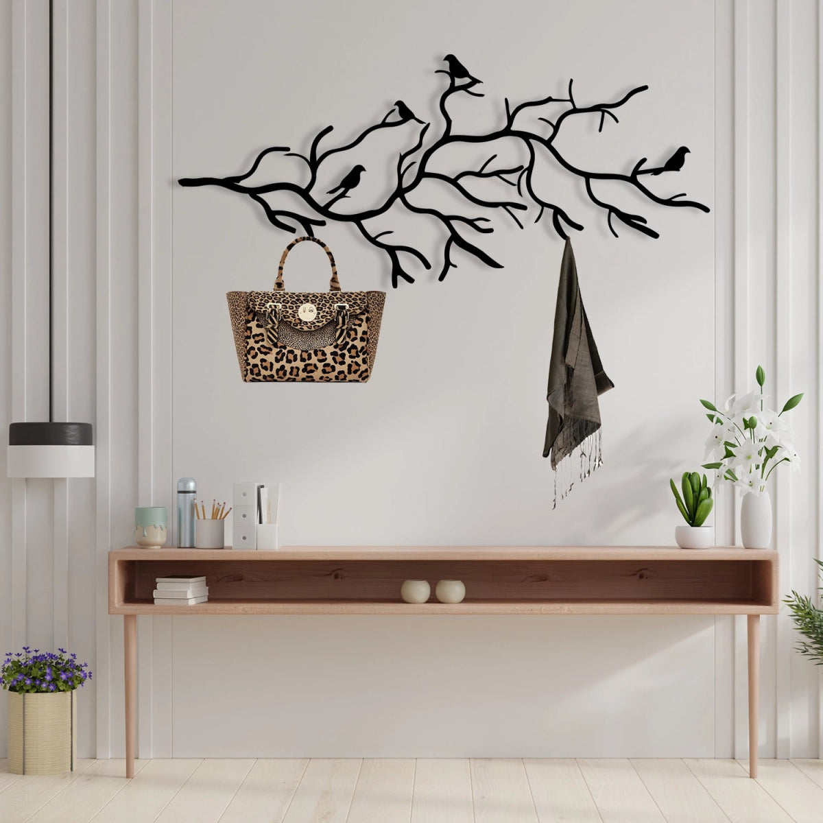 Branch Harmony Metal Wall Coat Rack - Image 5