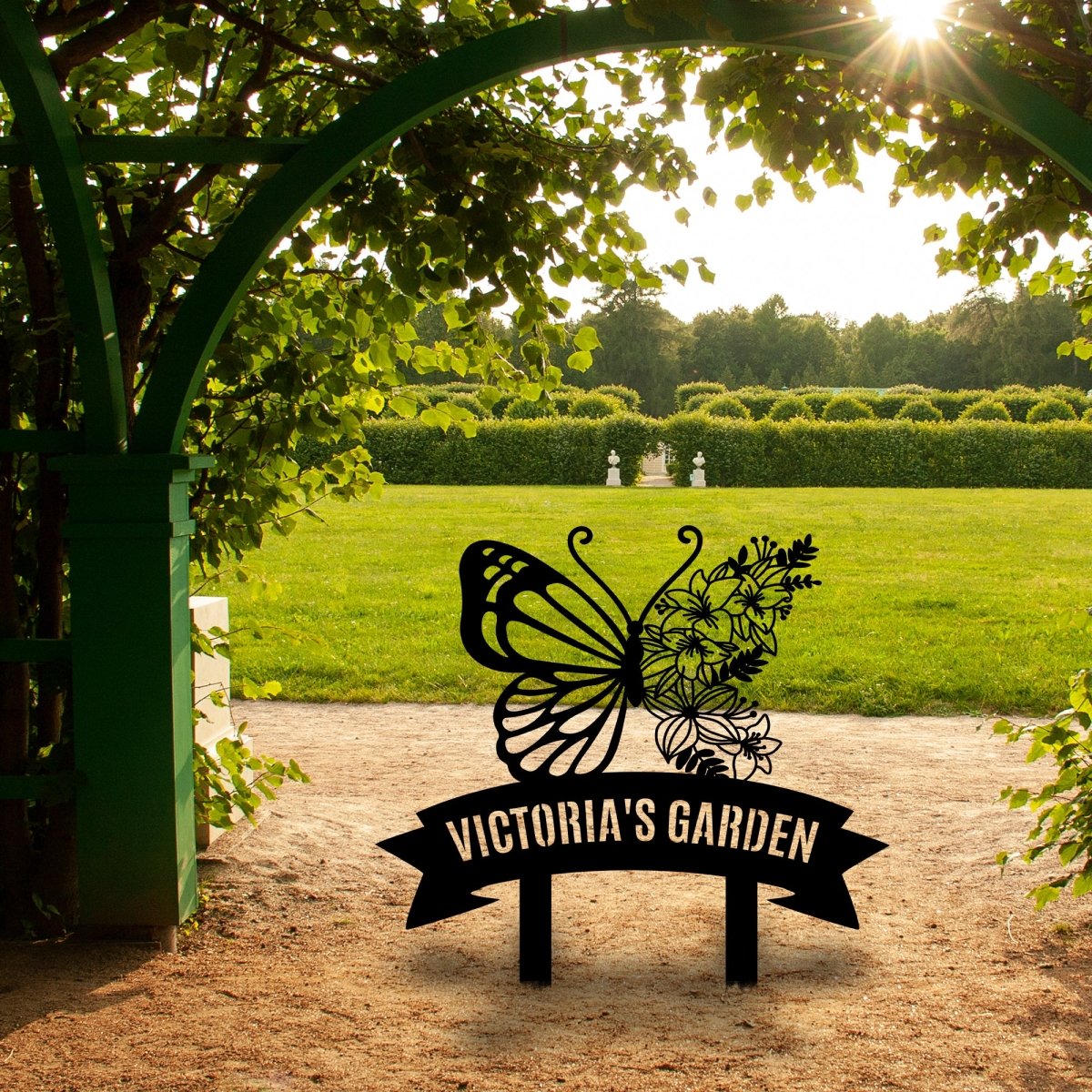 Butterfly Stake Metal Garden Sign - Image 5