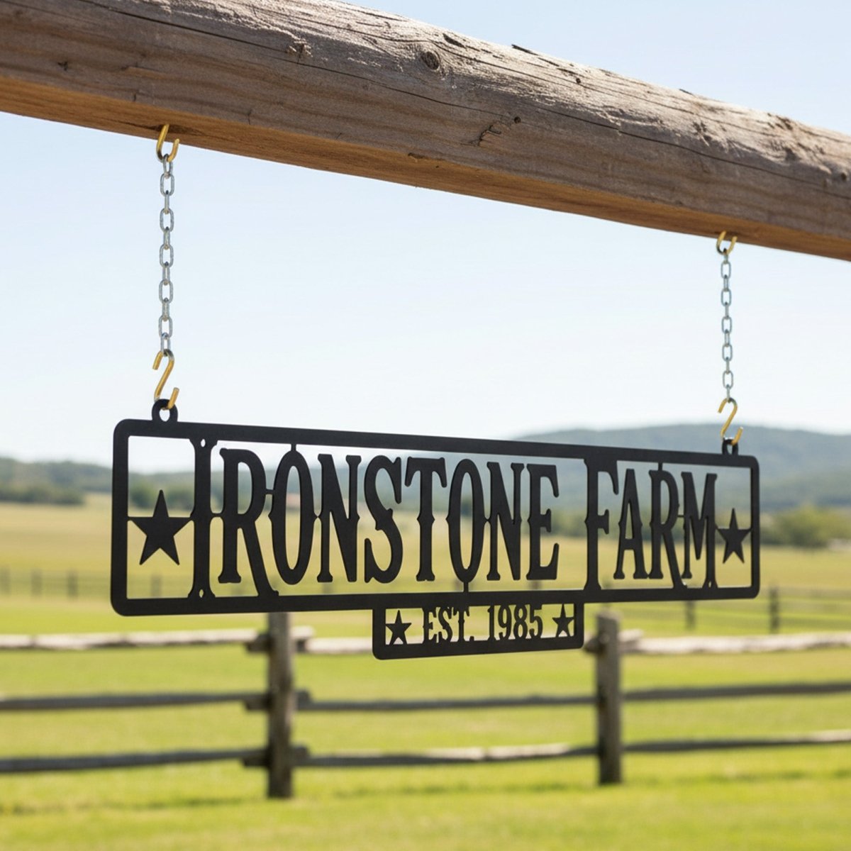 Chains and S Hooks (Set of 2) for Hanging Metal Signs - Image 5