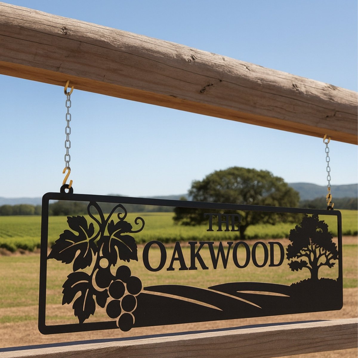 Chains and S Hooks (Set of 2) for Hanging Metal Signs - Image 4