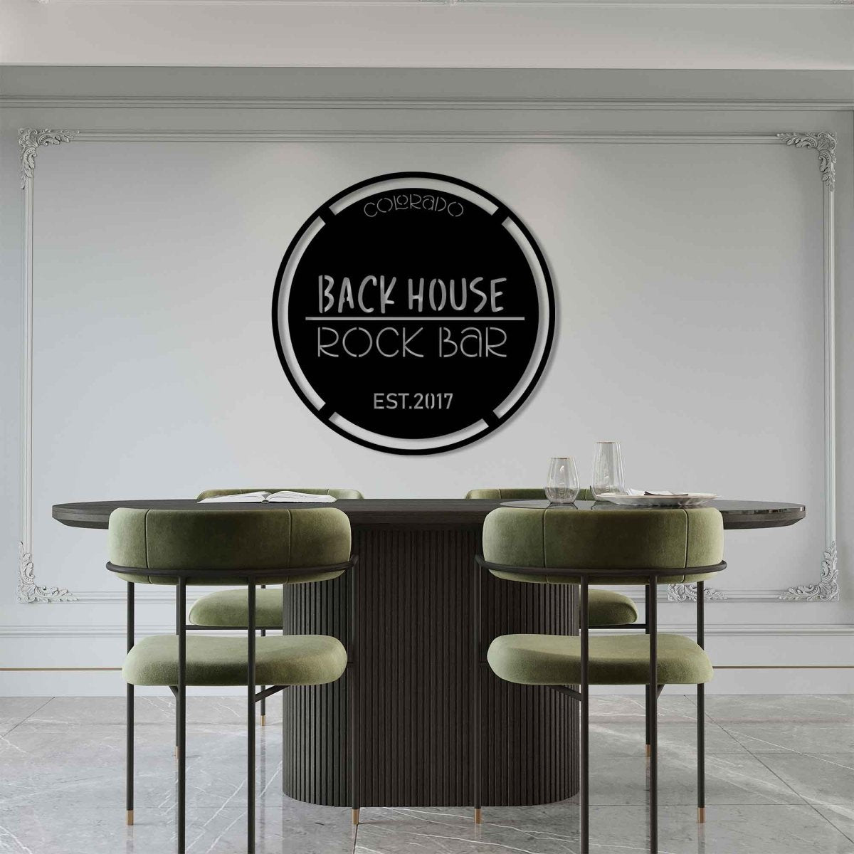 Custom Bar Name Metal Sign Wall Art Decor - Image 3