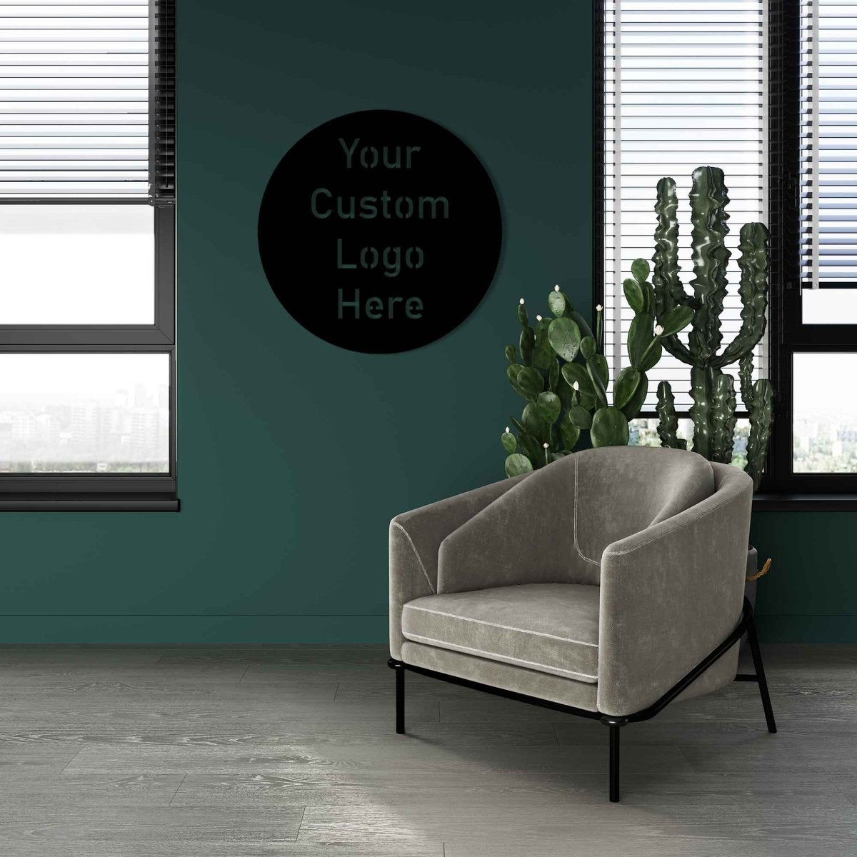 Custom Logo Metal Sign Wall Decor - Image 5