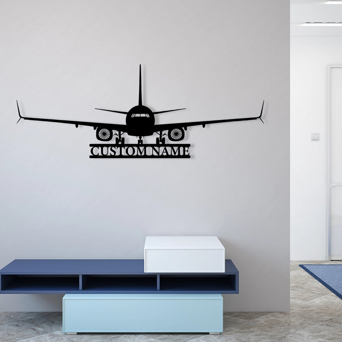 Custom Metal Airplane Wall Art - Personalized Aviation Decor for Office, Game Room, or Home - Image 3