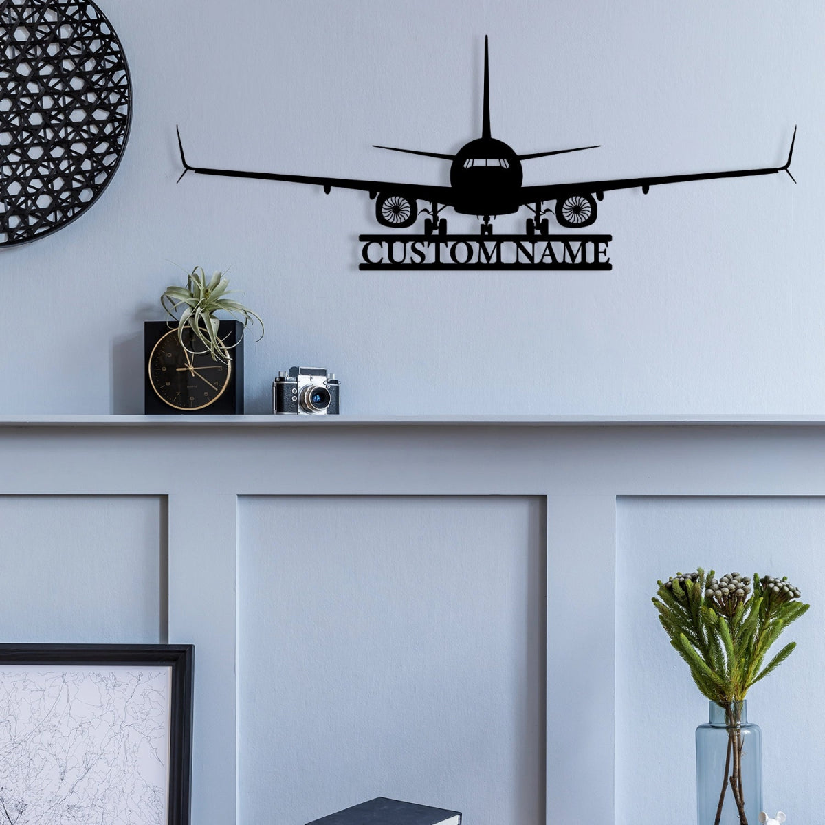 Custom Metal Airplane Wall Art - Personalized Aviation Decor for Office, Game Room, or Home - Image 5