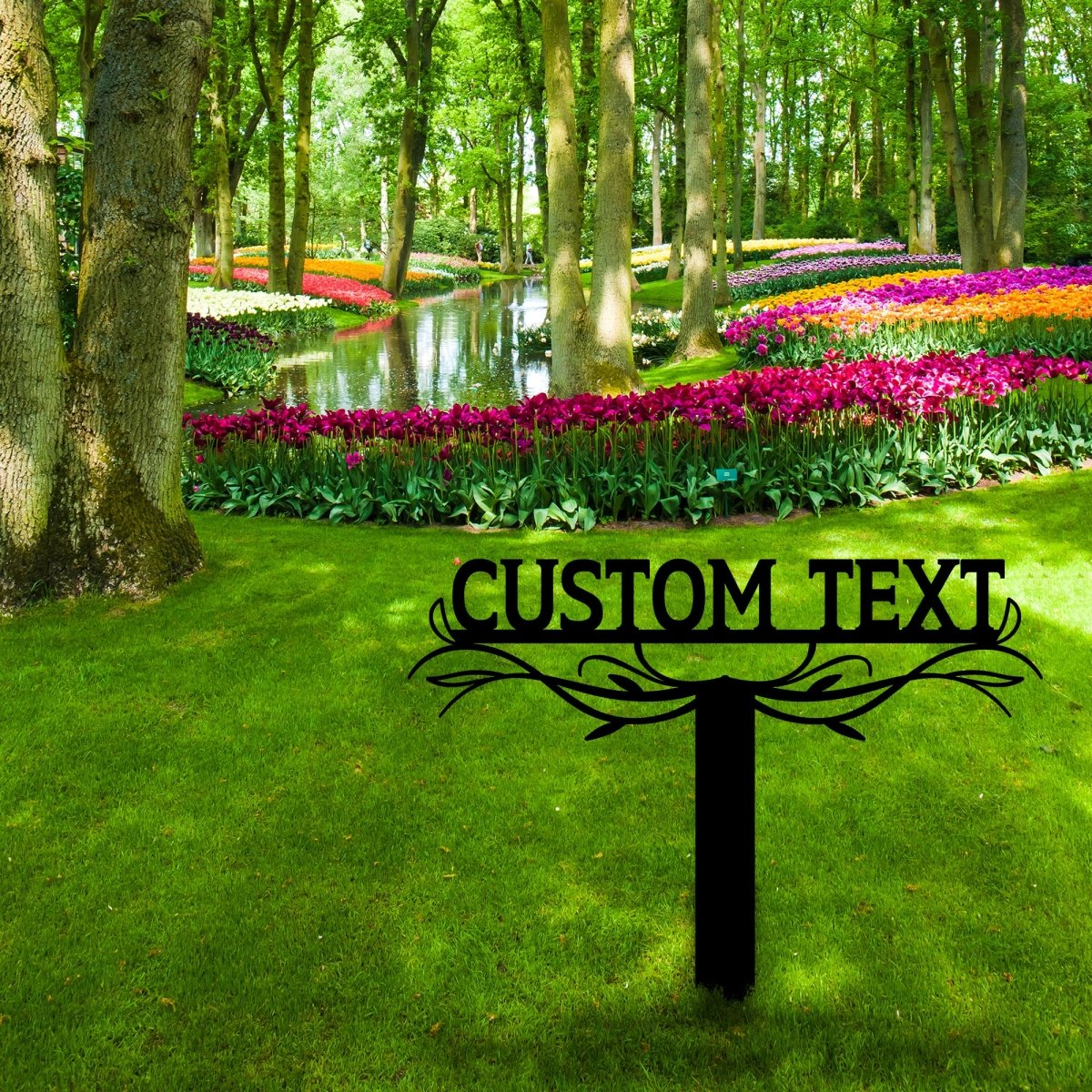 Custom Stake Metal Garden Sign - Image 4