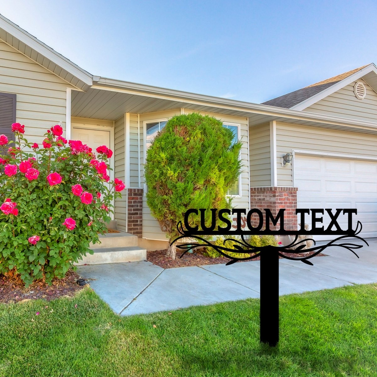 Custom Stake Metal Garden Sign - Image 3