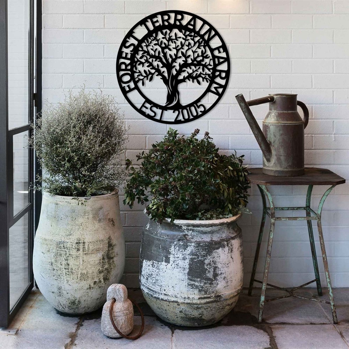 Custom Tree Metal Garden Sign Wall Art Decor - Image 5