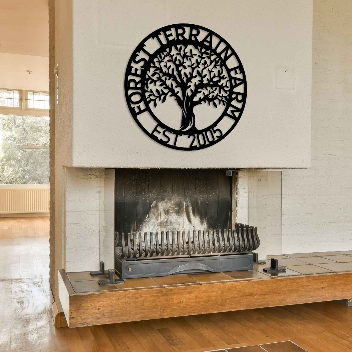 Custom Tree Metal Garden Sign Wall Art Decor - Image 3