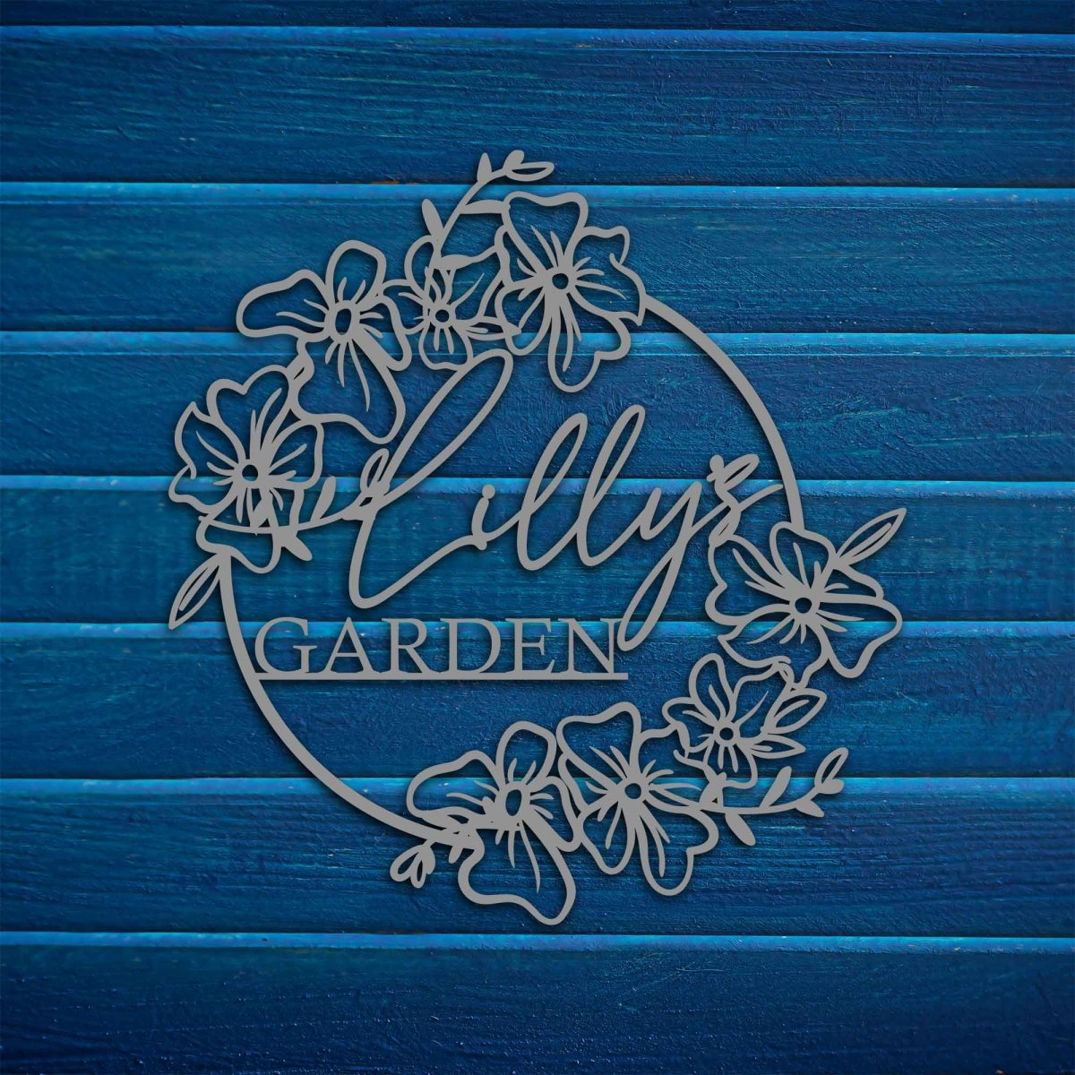 Custom Your Name Metal Hanging Garden Sign - Image 6