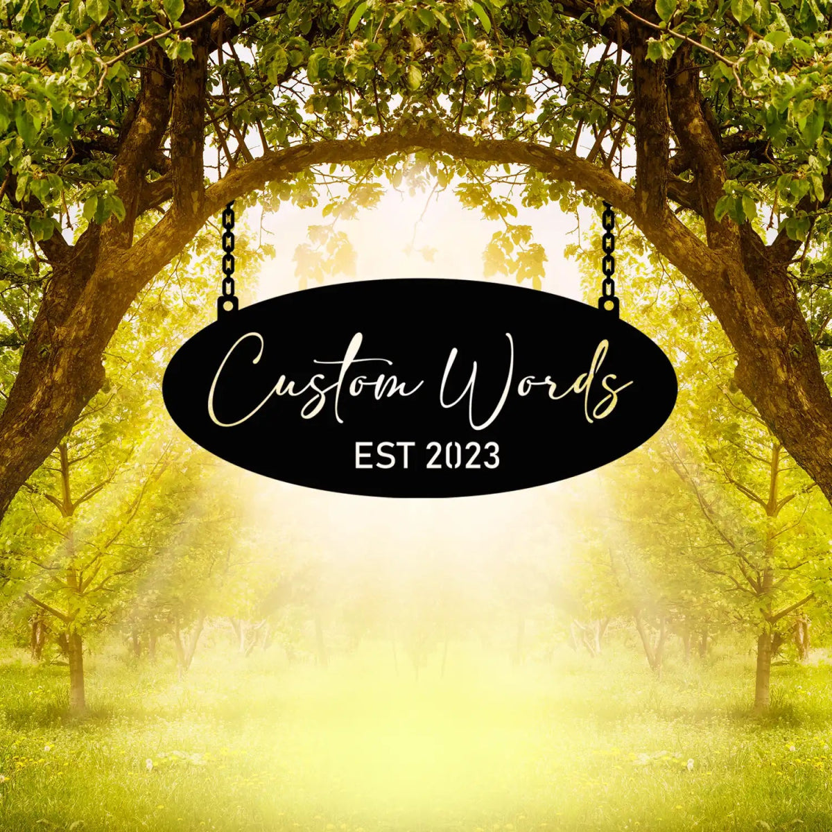 Customizable Garden Welcome Sign - Image 4