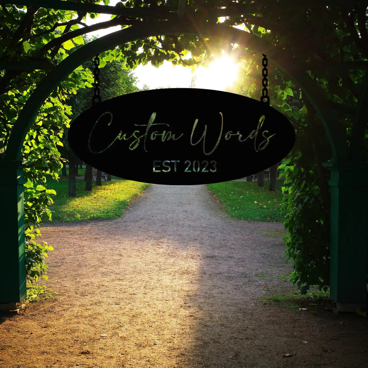 Customizable Garden Welcome Sign - Image 5