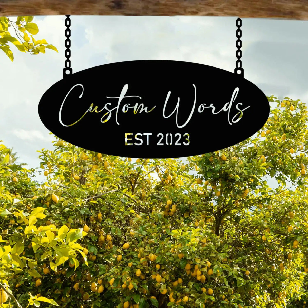 Customizable Garden Welcome Sign - Image 3
