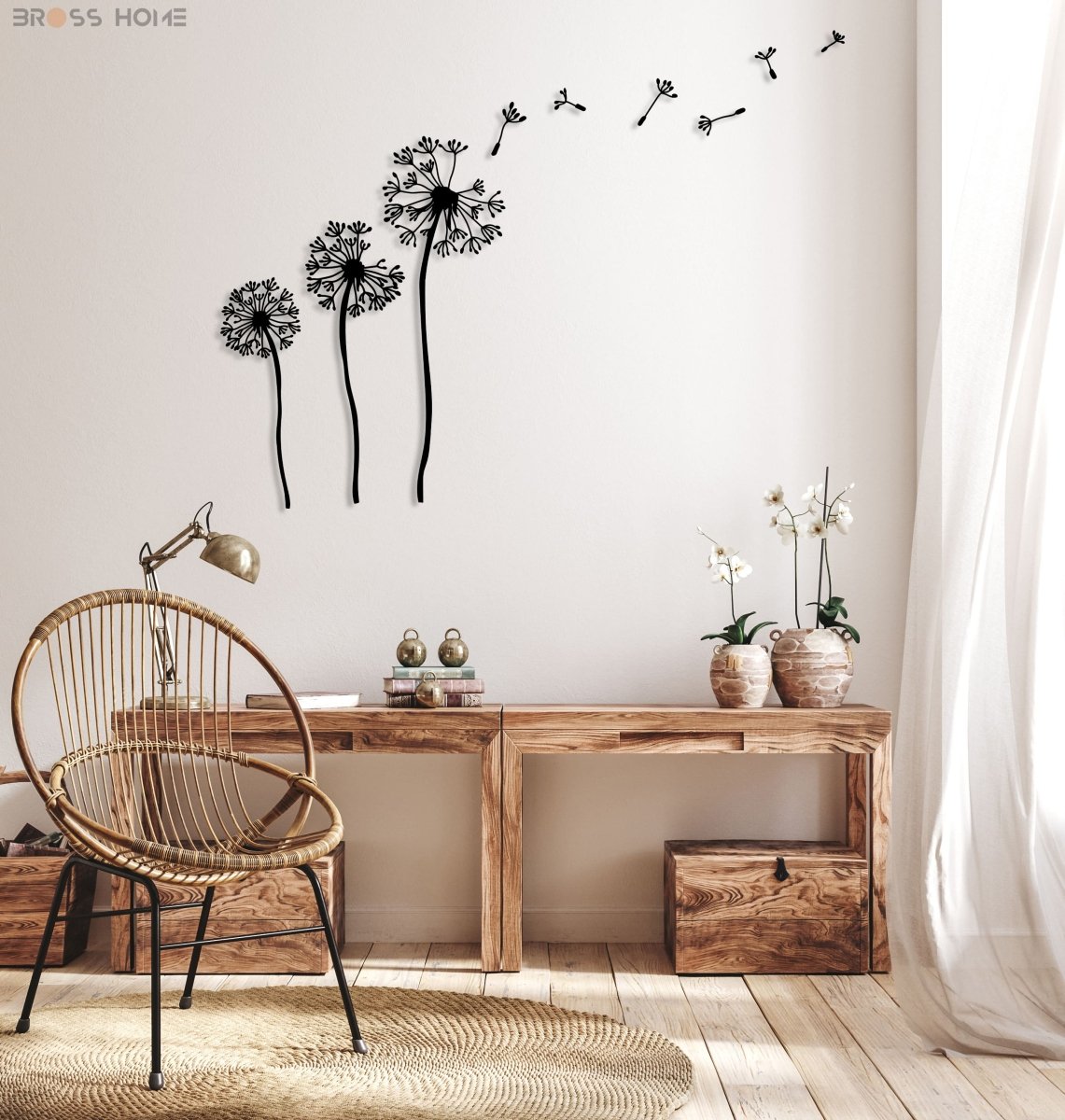 Dandelion Metal Wall Art - Image 6