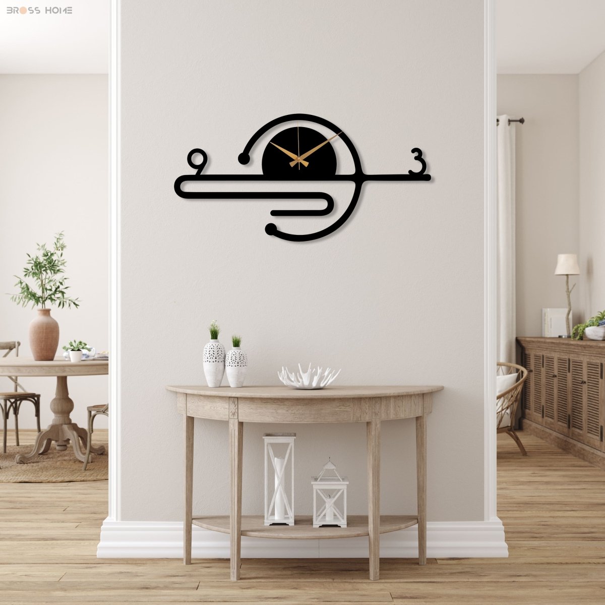 Designer Metal Wall Clock - Image 5