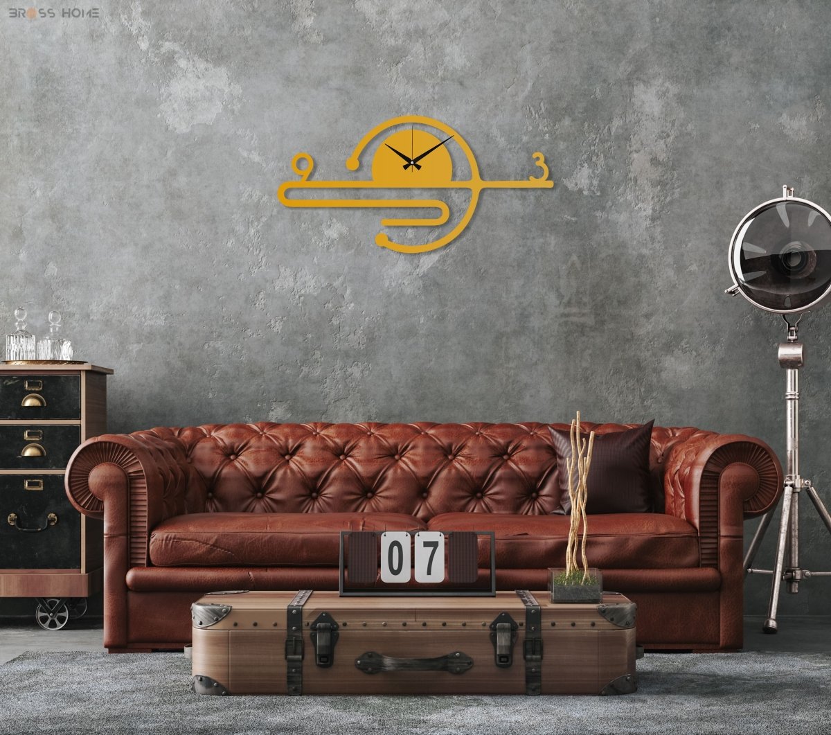 Designer Metal Wall Clock - Image 3