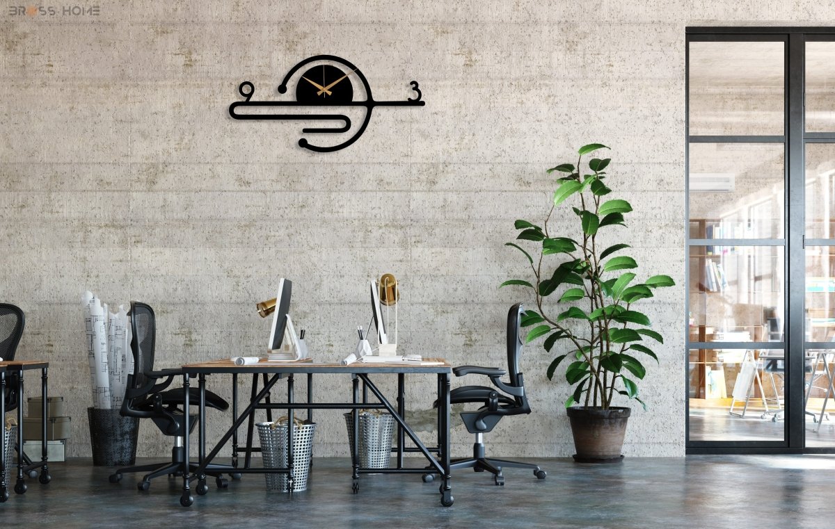Designer Metal Wall Clock - Image 4