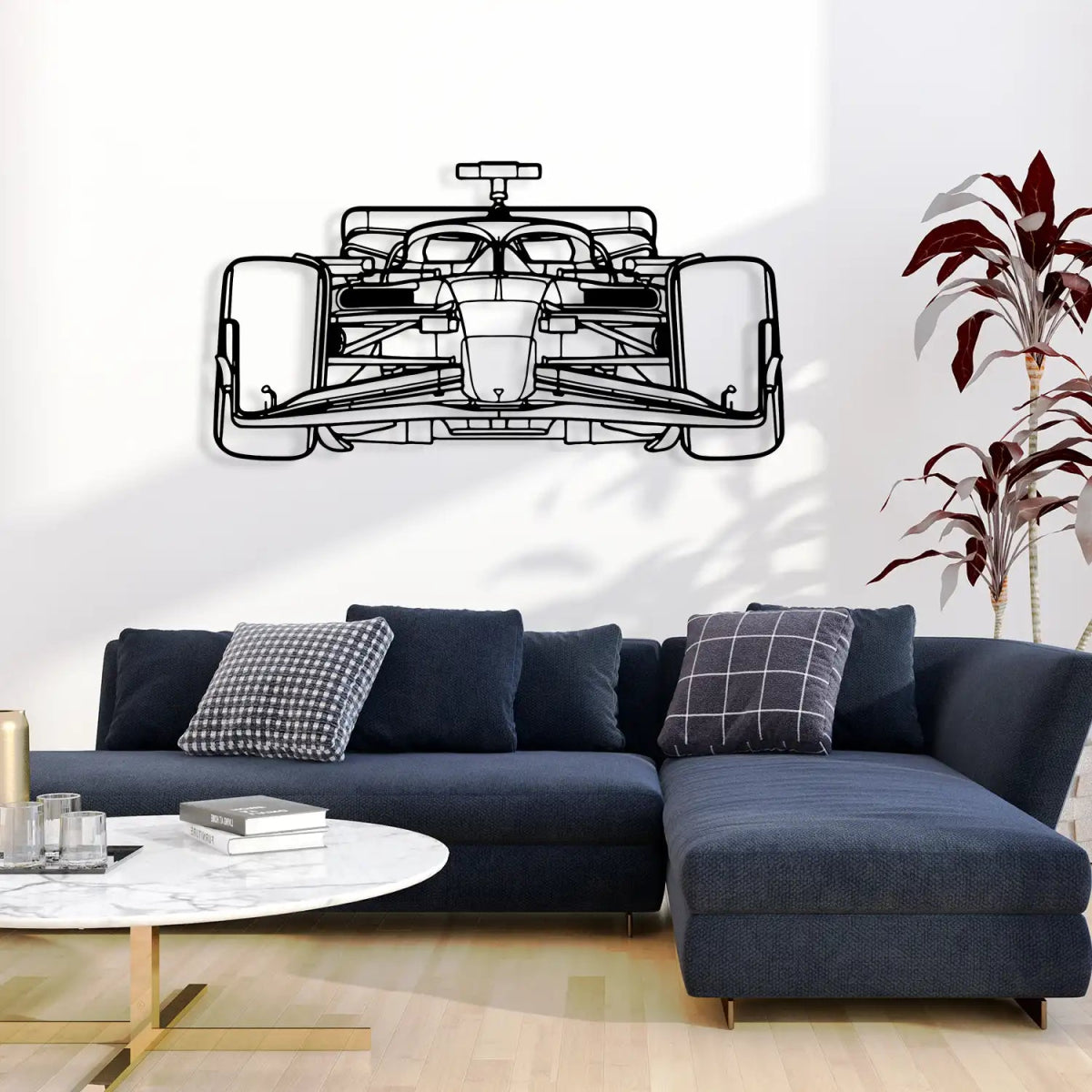 Formula 1 Silhouette Metal Wall Decor - Image 6