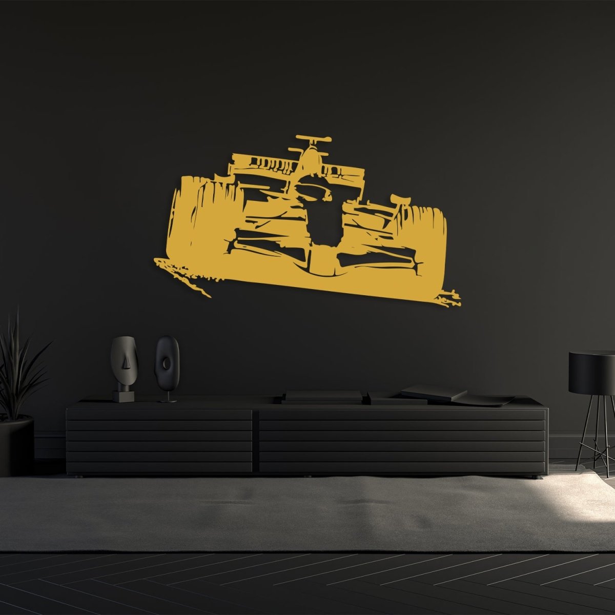 Formula 1 Sports Car Metal Wall Art - Image 4