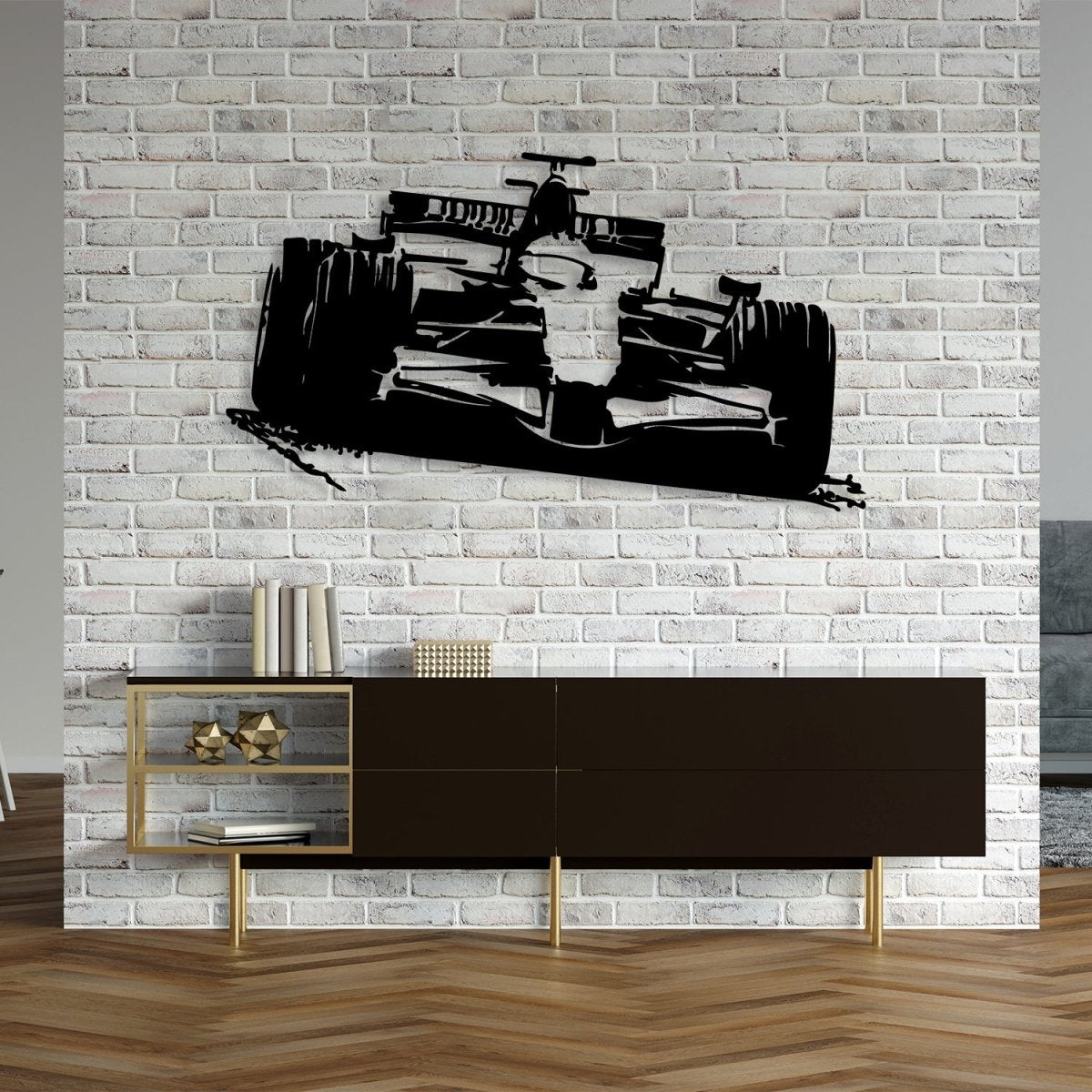 Formula 1 Sports Car Metal Wall Art - Image 6