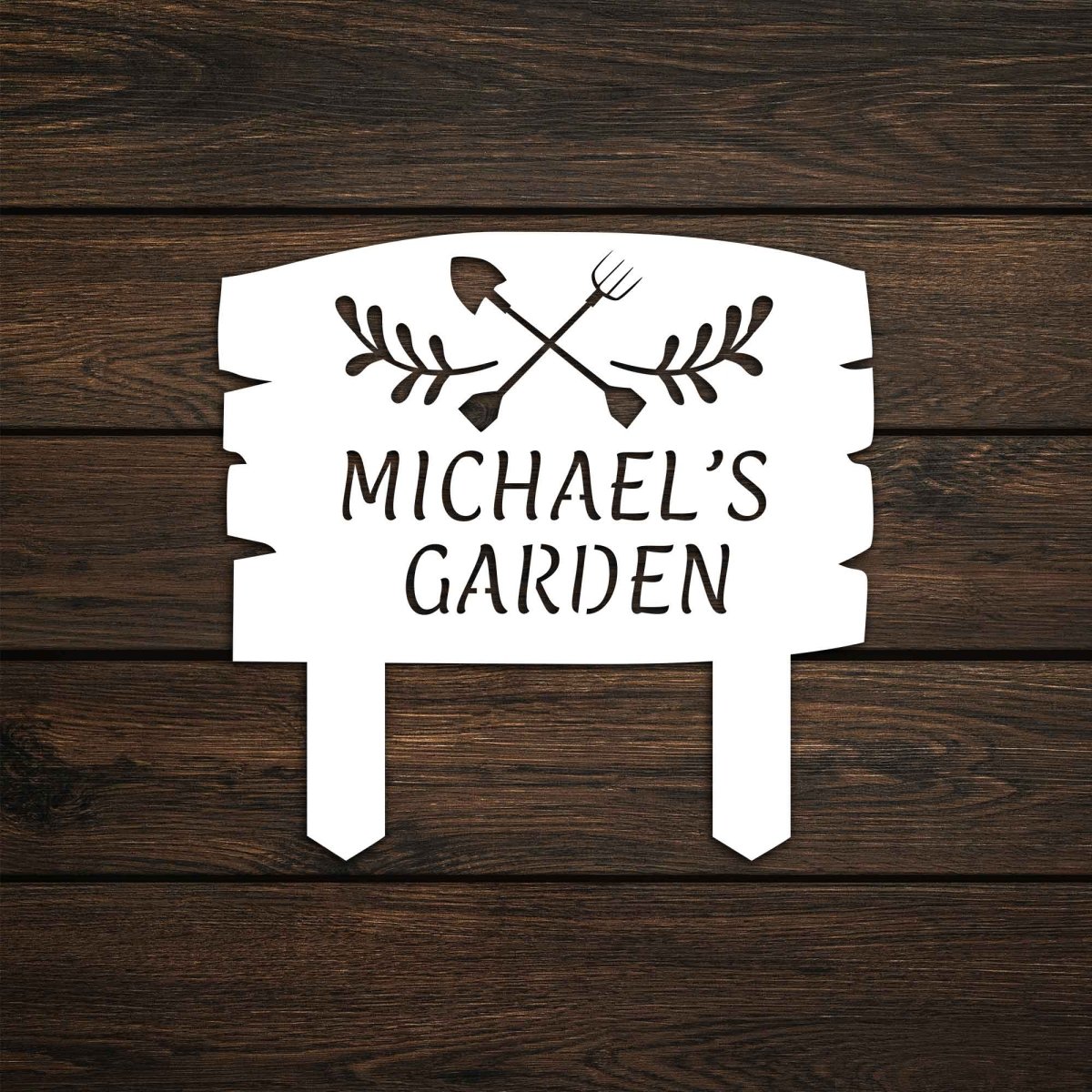 Garden Tools Custom Stake Metal Garden Sign - Image 9