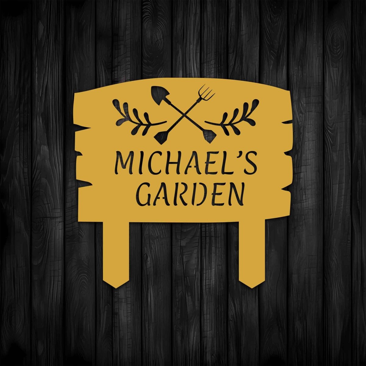 Garden Tools Custom Stake Metal Garden Sign - Image 7