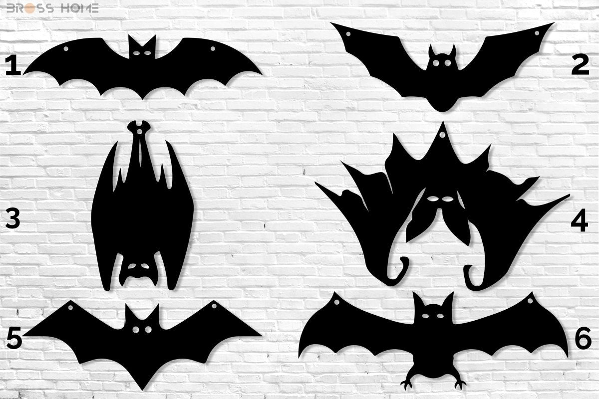 Halloween Hanging Bats (6 Pieces) - Image 5