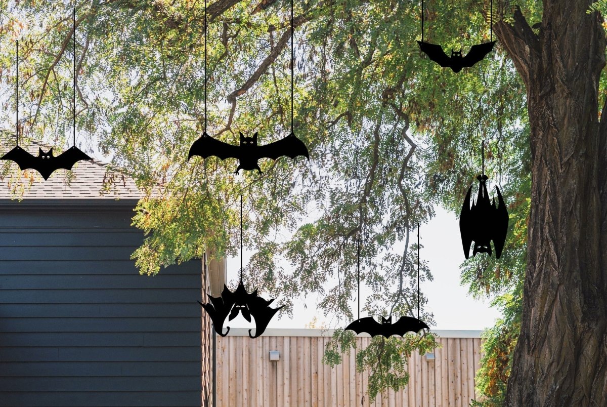 Halloween Hanging Bats (6 Pieces) - Image 2