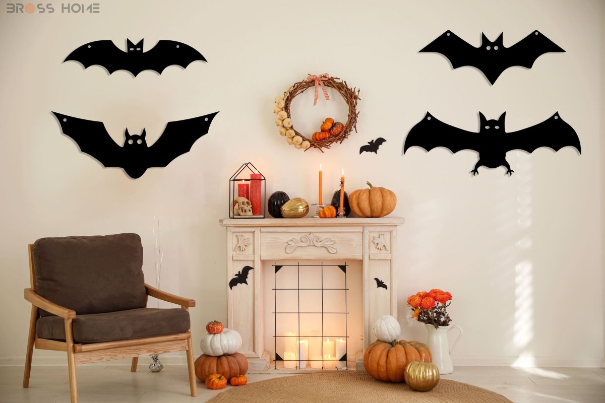 Halloween Hanging Bats (6 Pieces) - Image 6