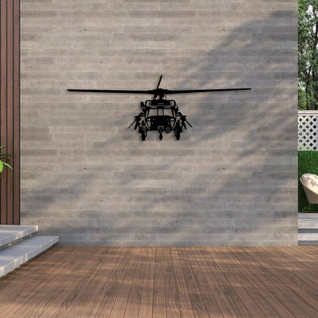 Helicopter Metal Wall Art - Image 9