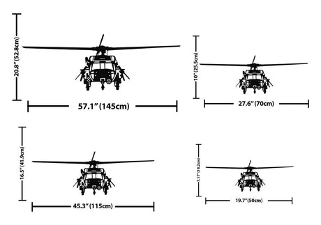 Helicopter Metal Wall Art - Image 10
