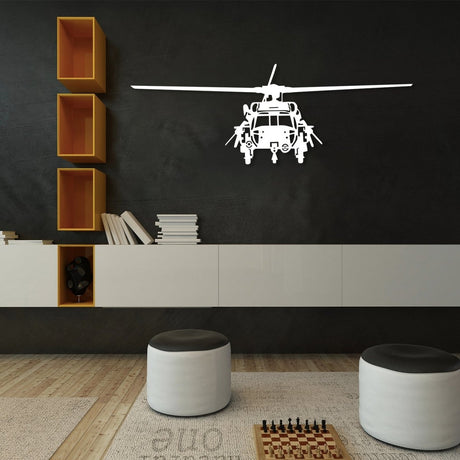 Helicopter Metal Wall Art - Image 8