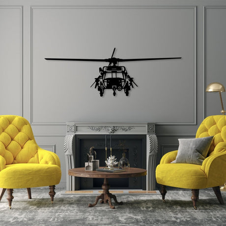 Helicopter Metal Wall Art - Image 4