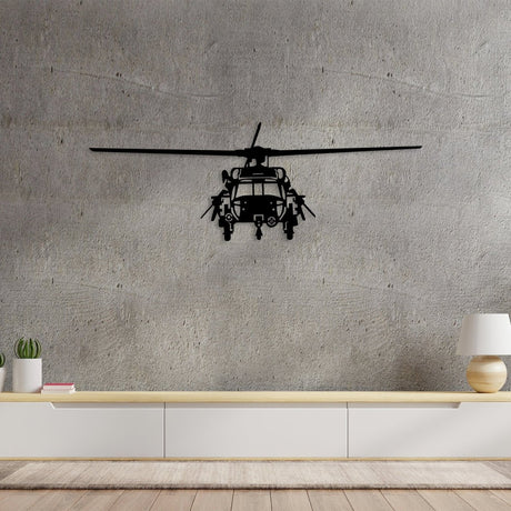 Helicopter Metal Wall Art - Image 5