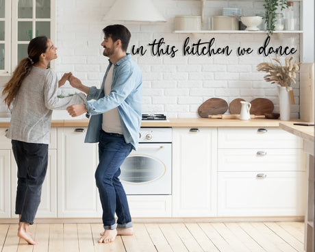 In This Kitchen We Dance Metal Sign - Image 3