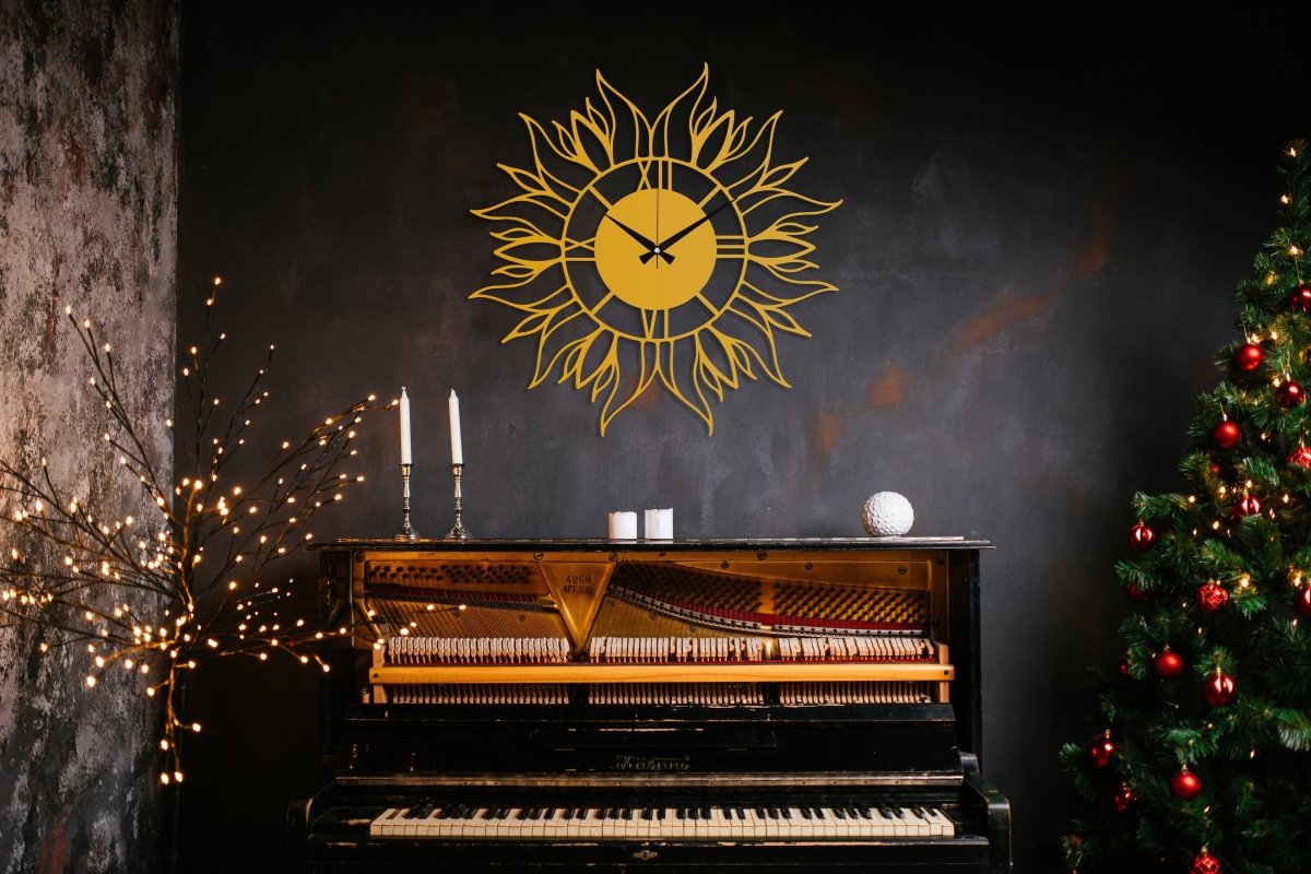 Large Sunflower Wall Clock - Image 6
