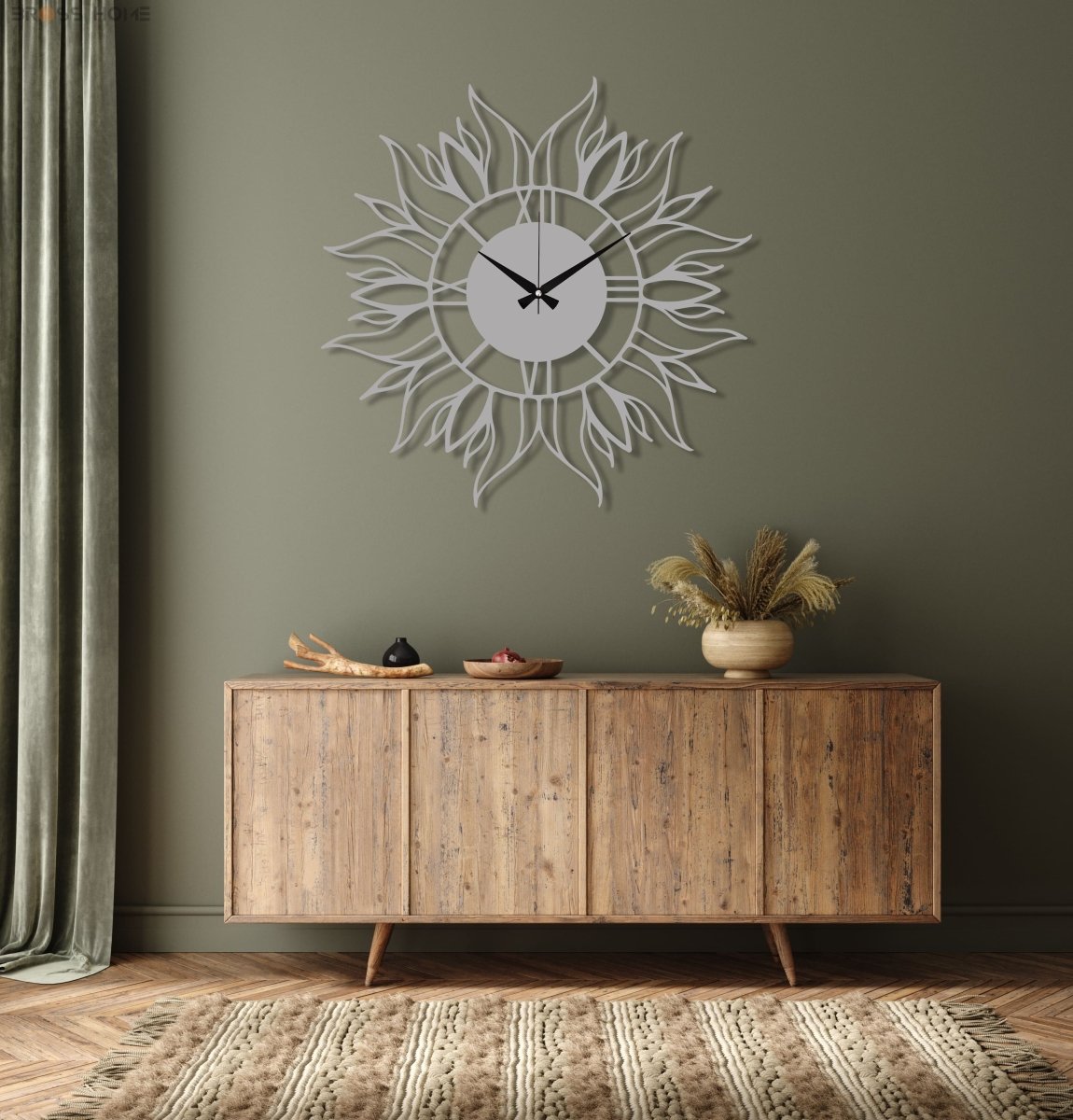 Large Sunflower Wall Clock - Image 7