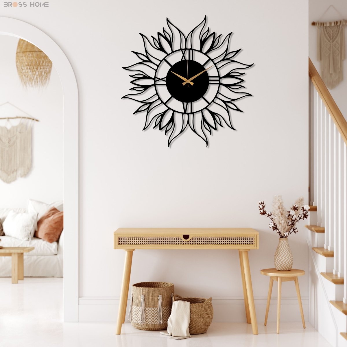 Large Sunflower Wall Clock - Image 2