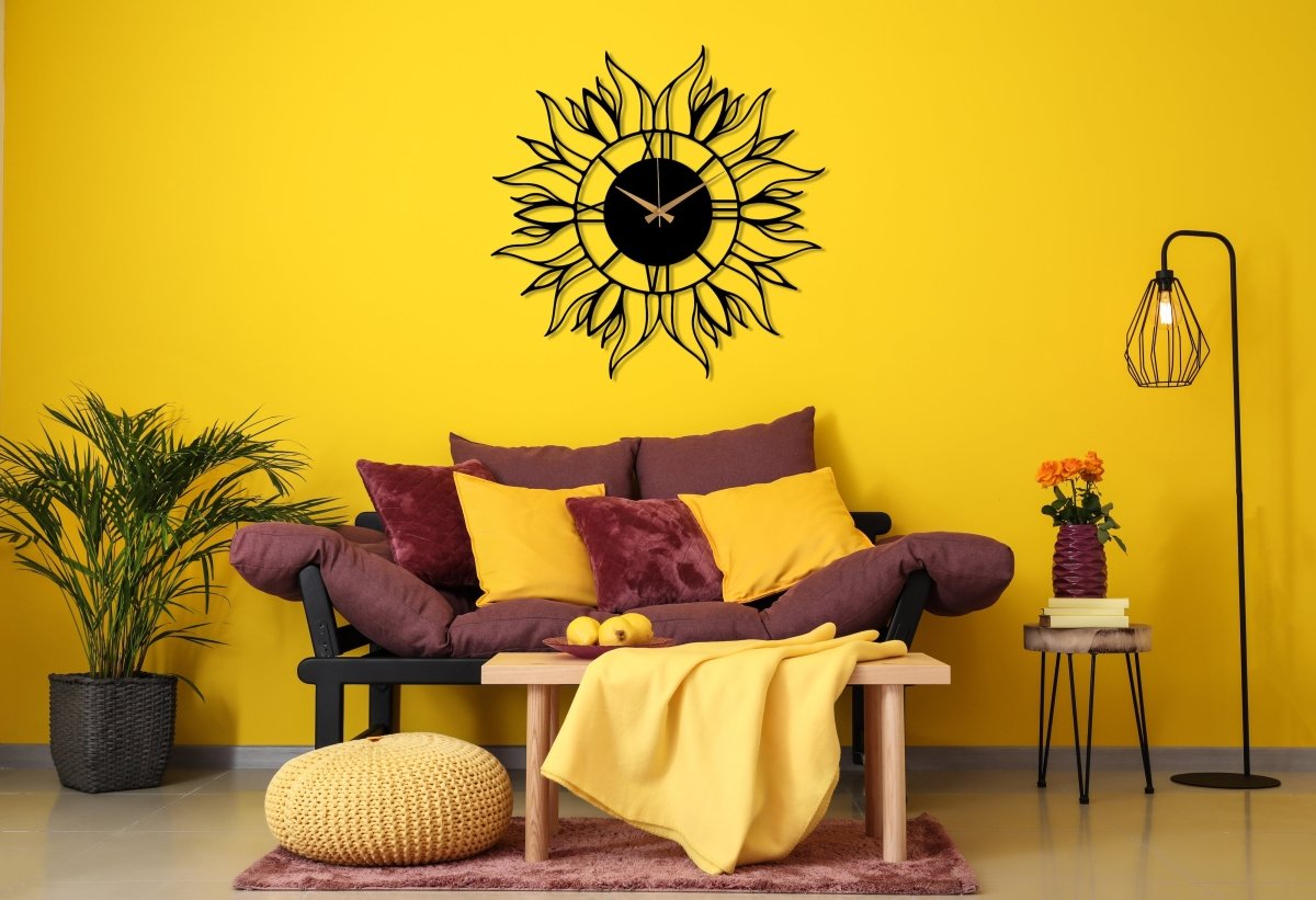 Large Sunflower Wall Clock - Image 5