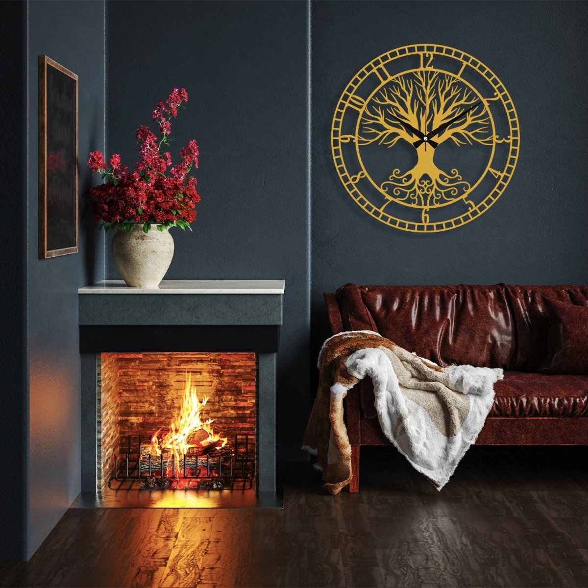 Large Tree of Life Wall Clock - Image 5
