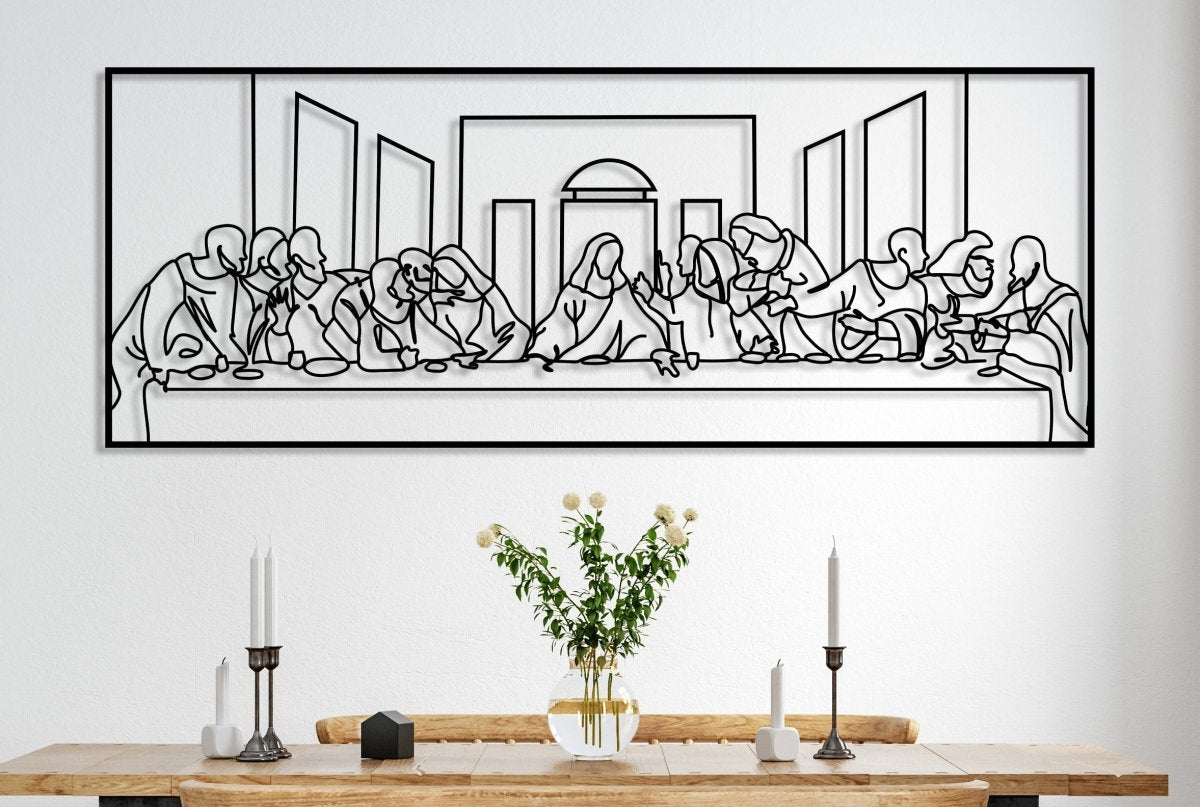Last Supper Wall Art by Leonardo Da Vinci - Image 2