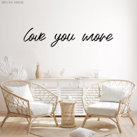 Love You More Sign Above Bed - Image 5