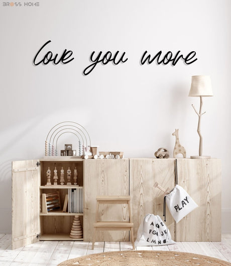 Love You More Sign Above Bed - Image 3