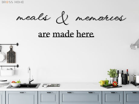 Meals And Memories Are Made Here Sign - Image 5