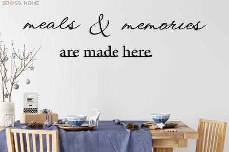 Meals And Memories Are Made Here Sign - Image 6